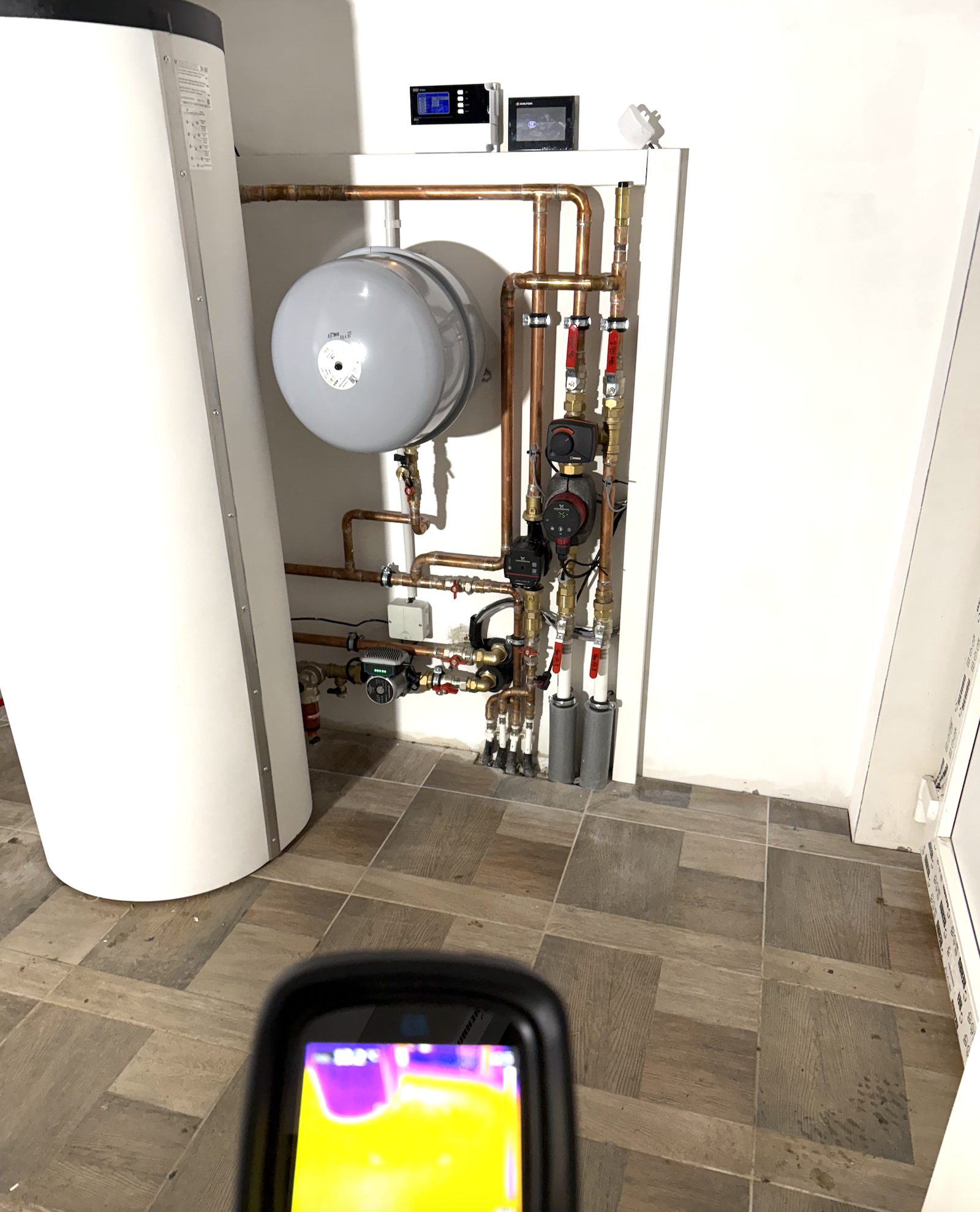 Vnitřní hydraulická instalace tepelného čerpadla, Hořice
