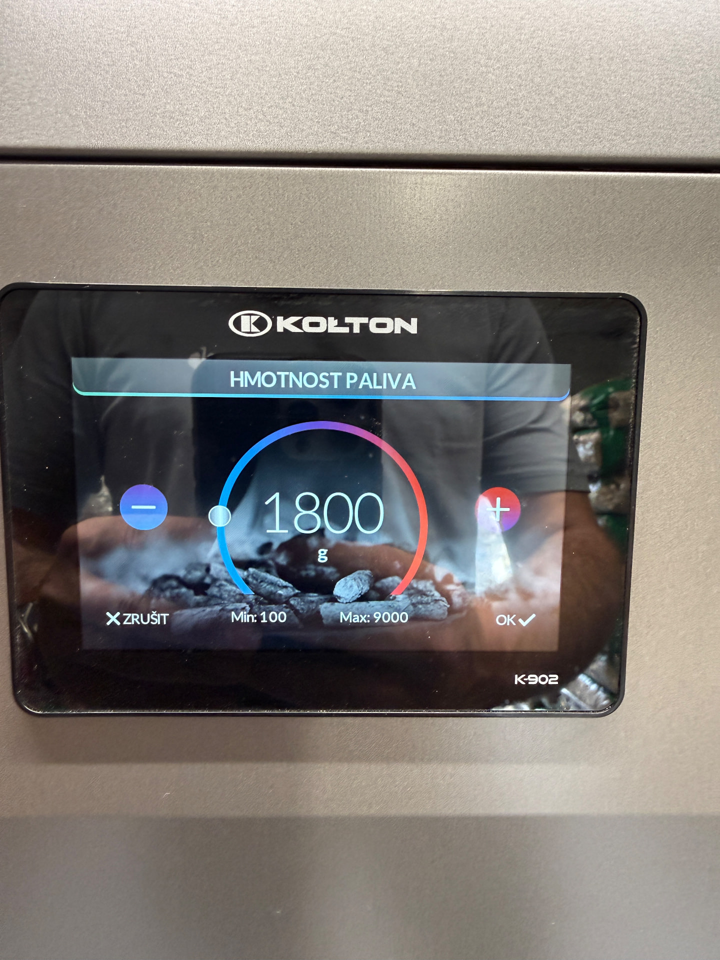 Regulace Kolton K902 — nastavení hmotnosti paliva